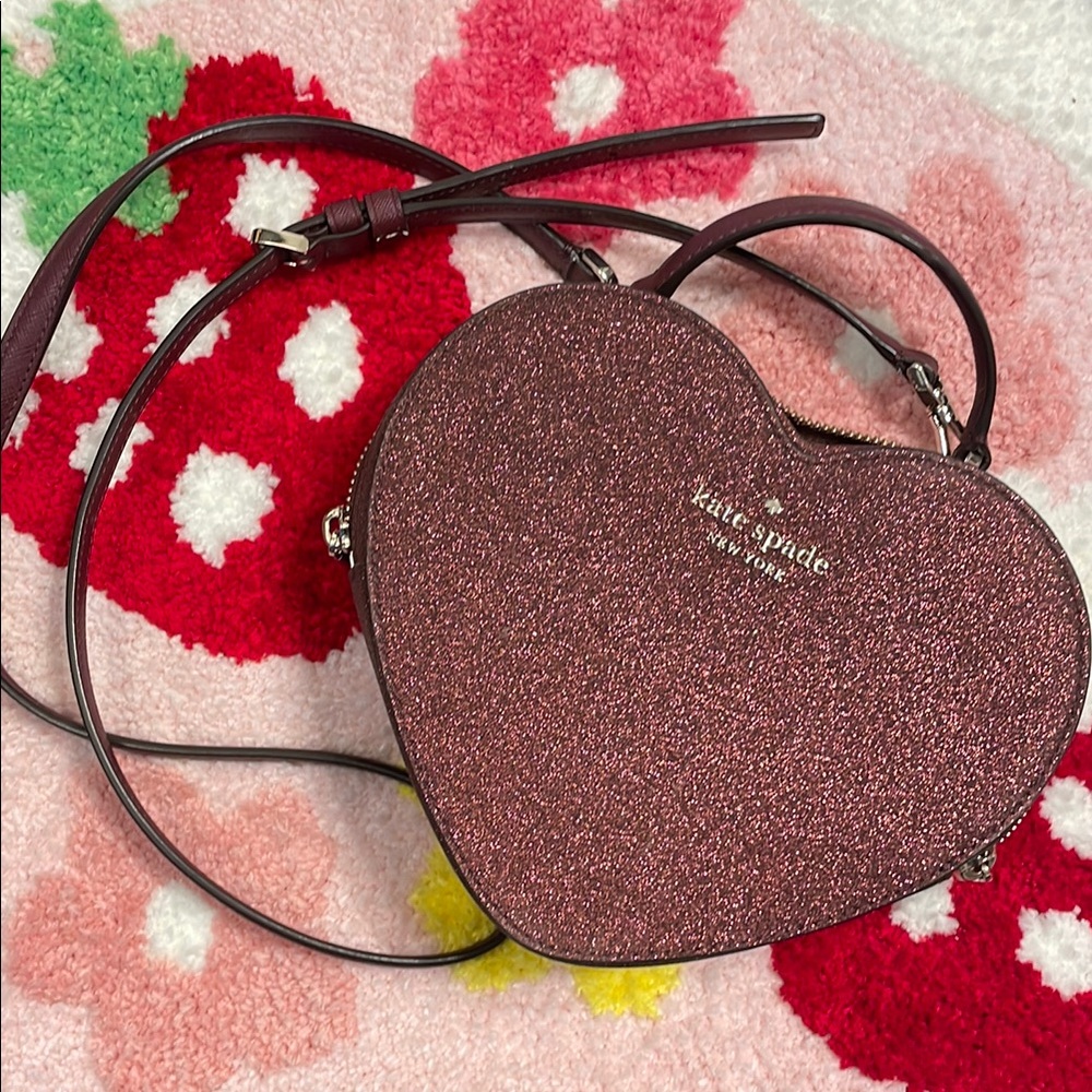 Kate Spade - love shack glitter bag ❤️